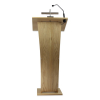 Wooden lectern Castor - cherry colour