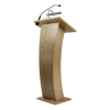 Wooden lectern Castor - cherry colour