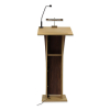 Wooden lectern Castor - cherry colour