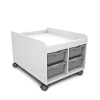 Armario/carro de actividades LEGO con espacio para 8 cajas grandes de almacenamiento LEGO Education