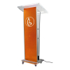 Acrylic lectern Primo LED - choice of colour