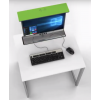 Mesa de ordenador M1 con 1 armario mecánico para monitor - 100 (ancho) x 75 (fondo) cm