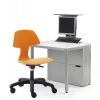 Datorbord M1 med 1 mekaniskt pop-up monitorhus - 70 (B) x 67 (D) cm