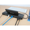 Docking station USB-C 11 in 1 con MST per tre monitor