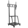 Heavy duty height adjustable multimedia TV cart - 37 to 100 inches