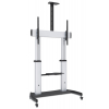 Aluminium Heavy-Duty In hoogte verstelbare multimedia TV trolley - 60 tot 100 inch