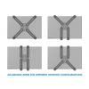 Adapter kit for VESA mount - 13 to 27 inch