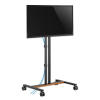 Compact height adjustable TV cart/stand - 34 to 55 inches