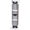 Cat6 väggmonterad patchpanel 12 portar
