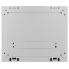 19 inch wandkast MHT147 met glazen deur - 9U hoogte - 450 mm diep - grijs