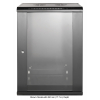 19-inch wall cabinet MHT125 with glass door - 15U height - 600 mm deep - flatpack - black
