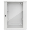 Armadio a parete da 19 pollici MHT151 con porta in vetro - altezza 20U - profondità 450 mm - grigio