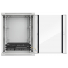 Armadio a parete da 19 pollici MHT151 con porta in vetro - altezza 20U - profondità 450 mm - grigio