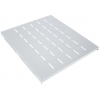 1U fixed shelf - 550 mm deep - load capacity to 50 kg - gray