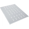 1U fixed shelf - 600 mm deep - load capacity to 100 kg - gray