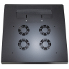 19 inch netwerkkast MHT172 met glazen deur - 16U - 600 (D) x 600 (W) x 878 (H) - flatpack - zwart