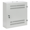 19 inch compacte wandkast MHT154 met dichte deur - 170 mm diep - grijs