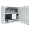 19 inch compacte wandkast MHT154 met dichte deur - 170 mm diep - grijs