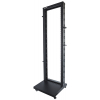 19 inch freestanding rack MHT163 - 42U height - 2 uprights - flatpack - black
