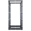 Freistehendes 19-Zoll-Rack MHT167 - 26U Höhe - 4 Ständer - Flatpack - schwarz