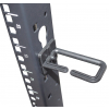19 inch vrijstaand rek MHT166 - 48U hoogte - 4 staanders - flatpack - zwart