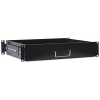 Szuflada 2U o głębokości 350 mm do szafy rack 19
