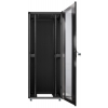Szafa sieciowa Premium 19 cali MHT237 ze szklanymi drzwiami - 42U - 800 (D) x 600 (W) x 2033 (H) - zmontowana - czarna