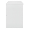 19 inch industriële IP55 outdoor wandkast MHT159 met geïntegreerde ventilatoren - stof- en waterdicht - 18U hoogte - 600 mm diep - grijs