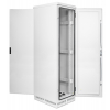 19 inch industriële IP55 outdoor netwerkkast MHT161 met geïntegreerde ventilatoren - stof- en spatwaterdicht - 42U hoogte - 800 mm diep - grijs