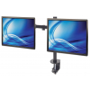 Monitor tafelhouder met dubbele scharnierarmen voor 2 schermen - 13 tot 32 inch