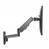 Universele gasveer monitor muurbeugel met enkele arm en scharnier voor 17 tot 32 inch monitors
