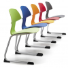 T-Chair Sedia da aula senior con telaio a slitta