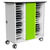 Charging cart for 32 iPads to 11 inch with network management & USB-C cables - digital code lock