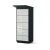 Outdoor E-Bike battery charging locker with 8 compartments - coin slot