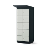 Outdoor E-Bike battery charging locker with 8 compartments - coin slot
