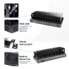 16 port USB-C 1000W oplaadstation - zwart