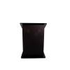 Height-adjustable plastic lectern HiLo - black