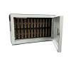 Lockable wall cabinet WBTOK24W for 24 smartphones - white