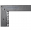 Rack aperto da 19 pollici MHT163 - altezza 42U - 2 montanti - confezione piatta - nero