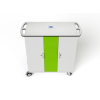 Tablet charging cart with remote management for 16 to 32 iPads and tablets to 11 inch - Zioxi onView
