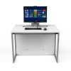 Datorbord P1 med 1 elektriskt pop-up monitorhus - 70 (B) x 75 (D) cm