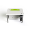 In hoogte verstelbaar computertafel P1 met 1 elektrische pop-up monitorbehuizing - 1200 (B) x 75 (D) cm