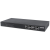 16-port Gigabit Ethernet PoE+ Switch - 370W PoE, Rackmount