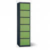 Accu's & Mobiele apparaten oplaadlocker - 6 compartimenten
