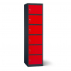 Accu's & Mobiele apparaten oplaadlocker - 6 compartimenten