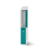 Garderobelocker 30 cm breed met oplaadfunctie - 2 deuren