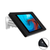 Soporte de pared Fino para iPad 2/3/4 - negro/acero inoxidable 