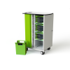 Zioxi tablet charging cart with carry baskets and USB-C cables for 16 tablets to 10.5 inch - RFID lock