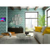 Domo Slide wall mount flat with charging functionality for Samsung Galaxy Tab A9 8.7 inch - black