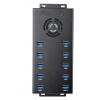 10 Ports USB-A USB 3.0 10W Lade- und Synchronisations-Hub